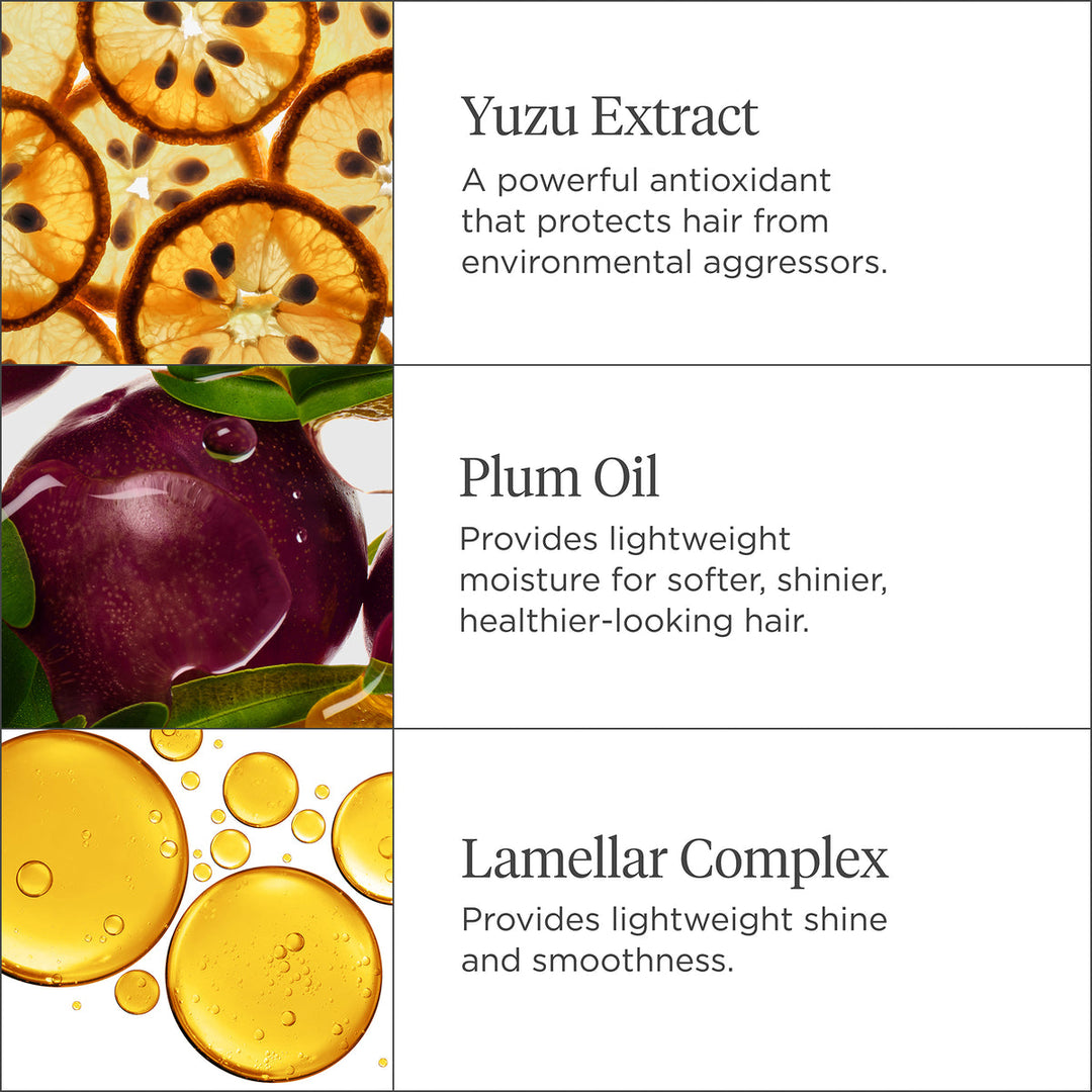 Style + Treat Yuzu + Plum Oil 4 In 1 Weightless Hair Oil