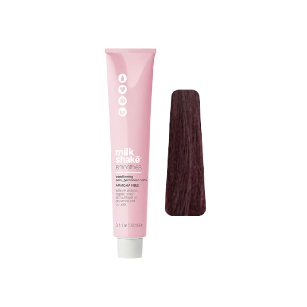Smoothies Semi-permanent 4V hair color, medium brown/purple