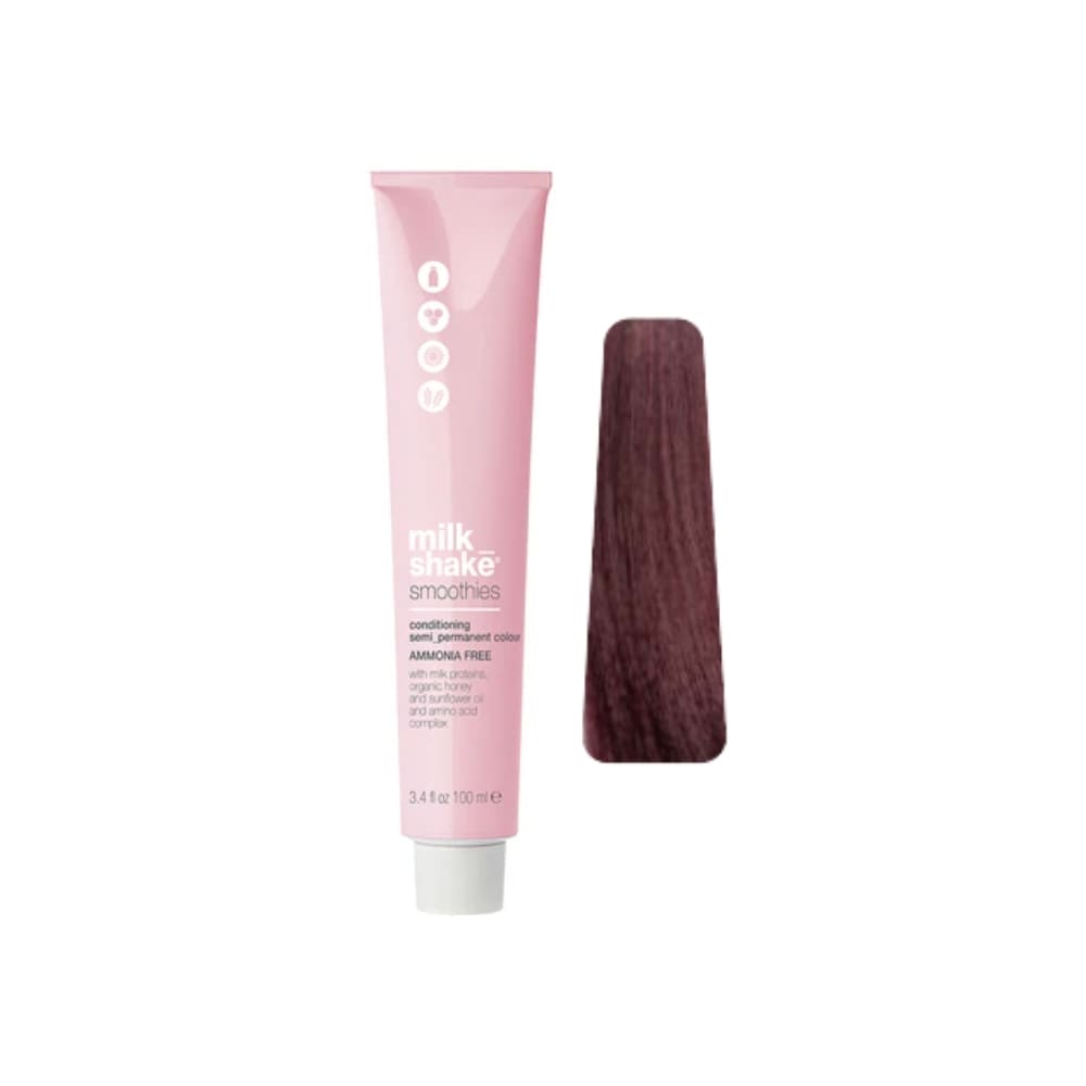 Smoothies Semi-permanent hair color 5VV Light brown with intense violet undertones
