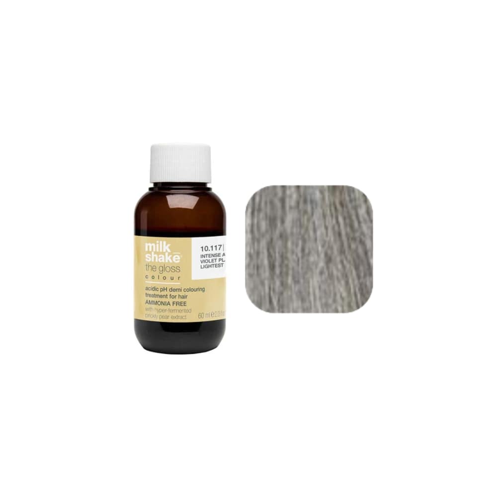 La couleur liquide semi-permanente Gloss Colour 10AA Blond Platine Très Clair Cendré Intense