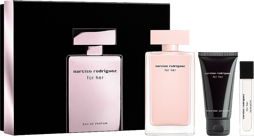For Her eau de parfum 3 piece Gift set
