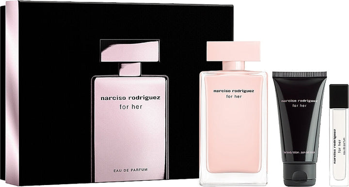 For Her eau de parfum 3 piece Gift set