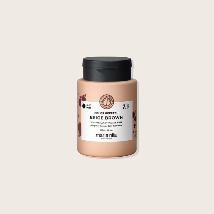 Color Refresh Beige Brown Semi Permanent Color Mask 7.23