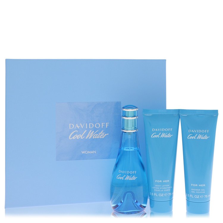 Cool Water for her Three piece gift set