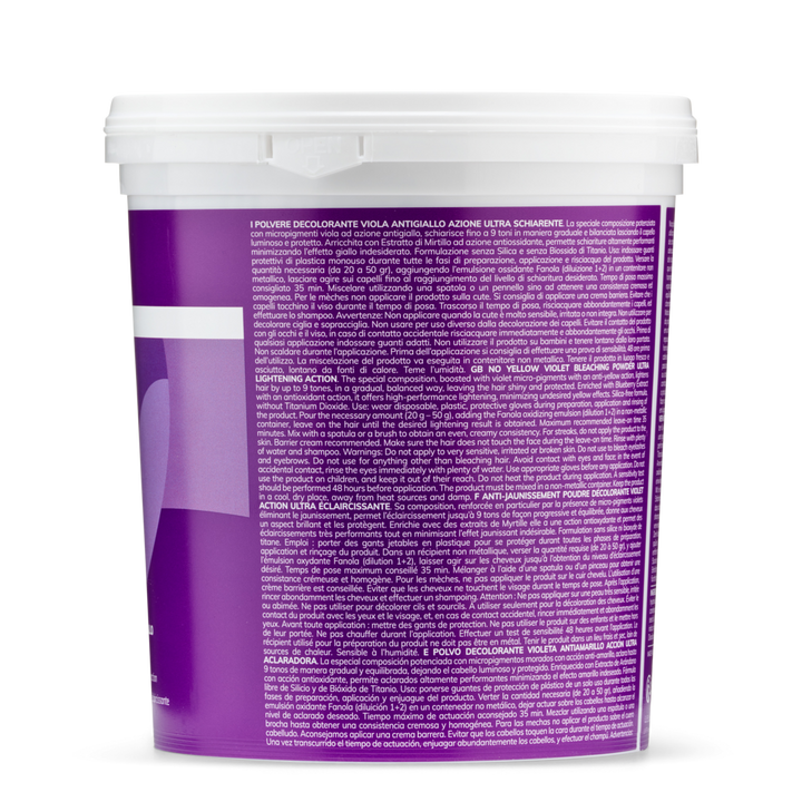 No Yellow Color Violet Ultra Lightener 9