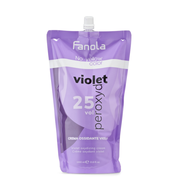 No Yellow Color Violet Peroxyde Oxydizing Cream