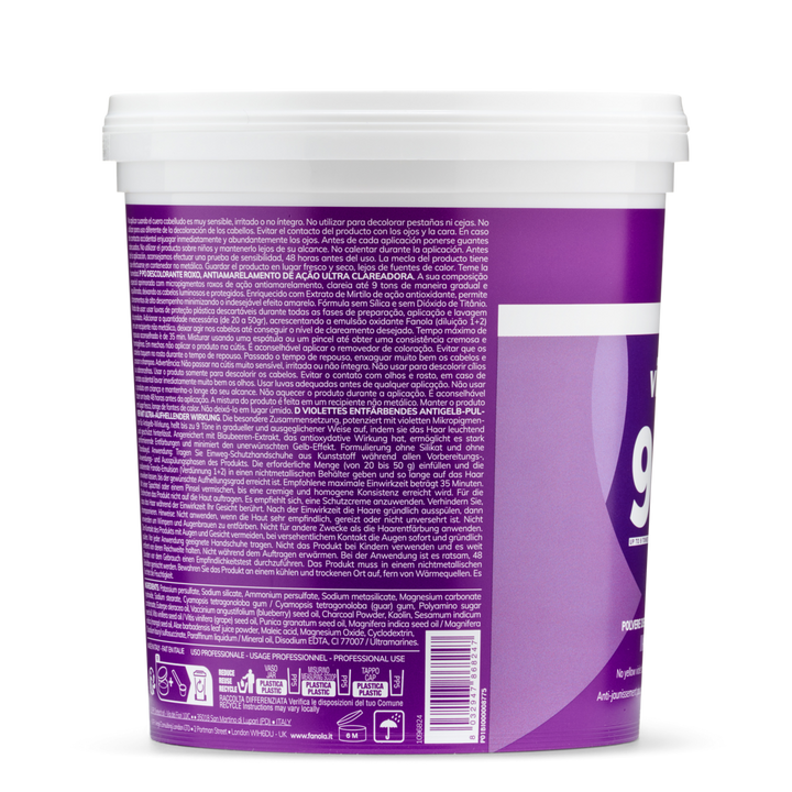 No Yellow Color Violet Ultra Lightener 9