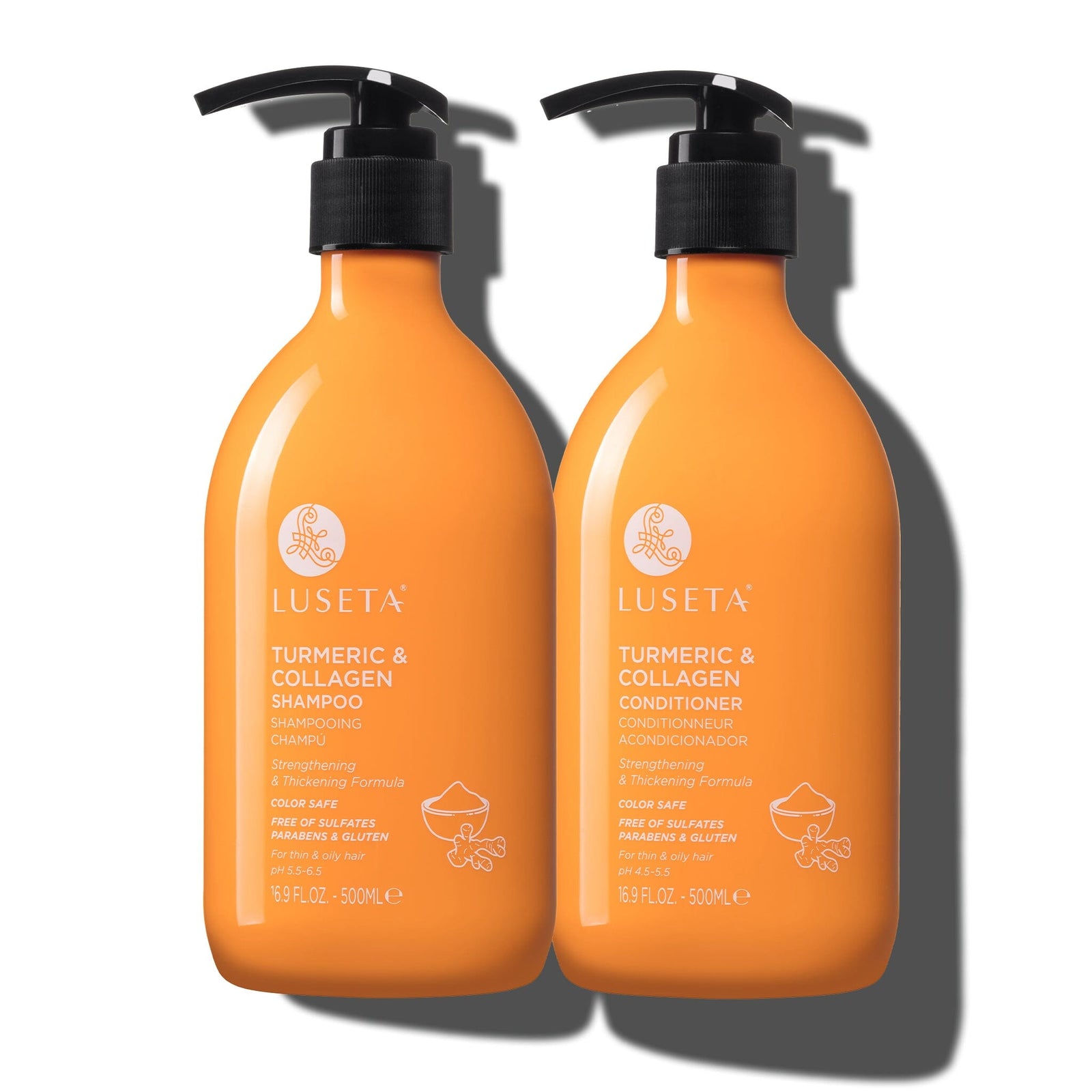 Luseta Turmeric & Collagen Duo Shampoo & Conditioner