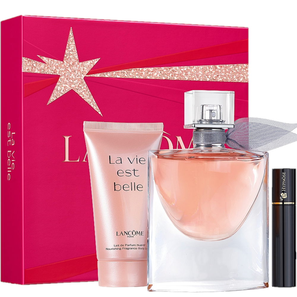 La vie est belle eau de parfum Three piece set