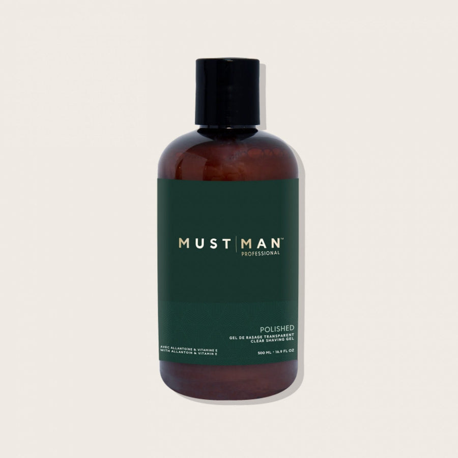 Polished Transparent Shaving Gel