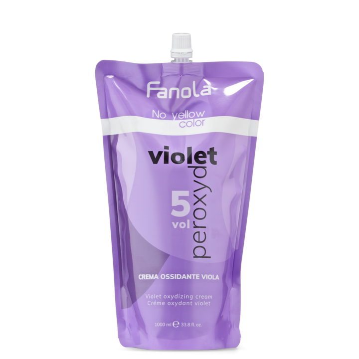 No Yellow Color Violet Peroxyde Oxydizing Cream
