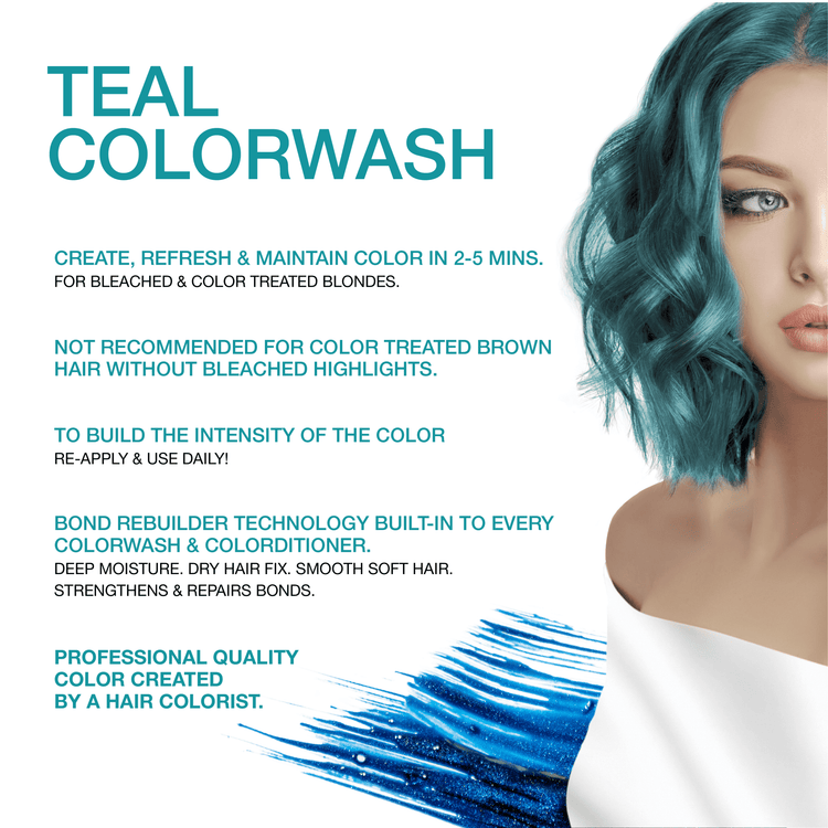 Viral Colorwash Cleanse+Color Extreme Teal