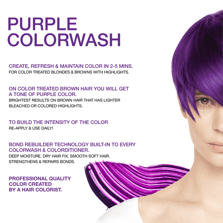 Viral Colorwash Cleanse+Color Extreme Purple