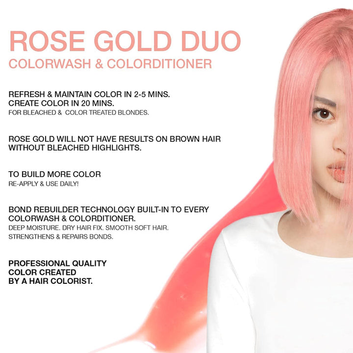Viral Colorwash Cleanse+Color Pastel Rose Gold