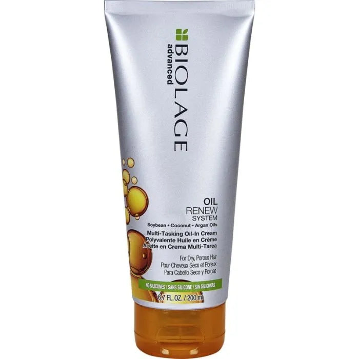 Renew oil system for dry hair