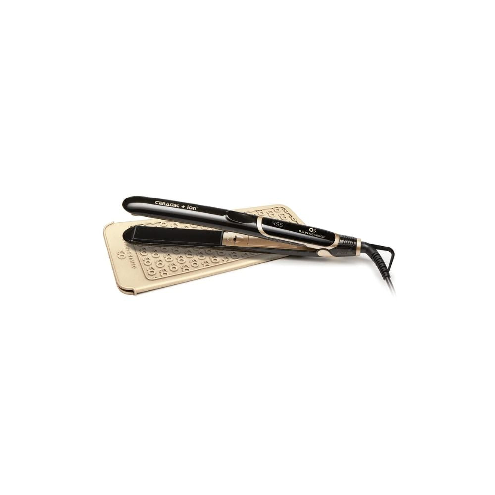 Olivia Garden Ceramic Ion Flat Iron 1In Mat Includ