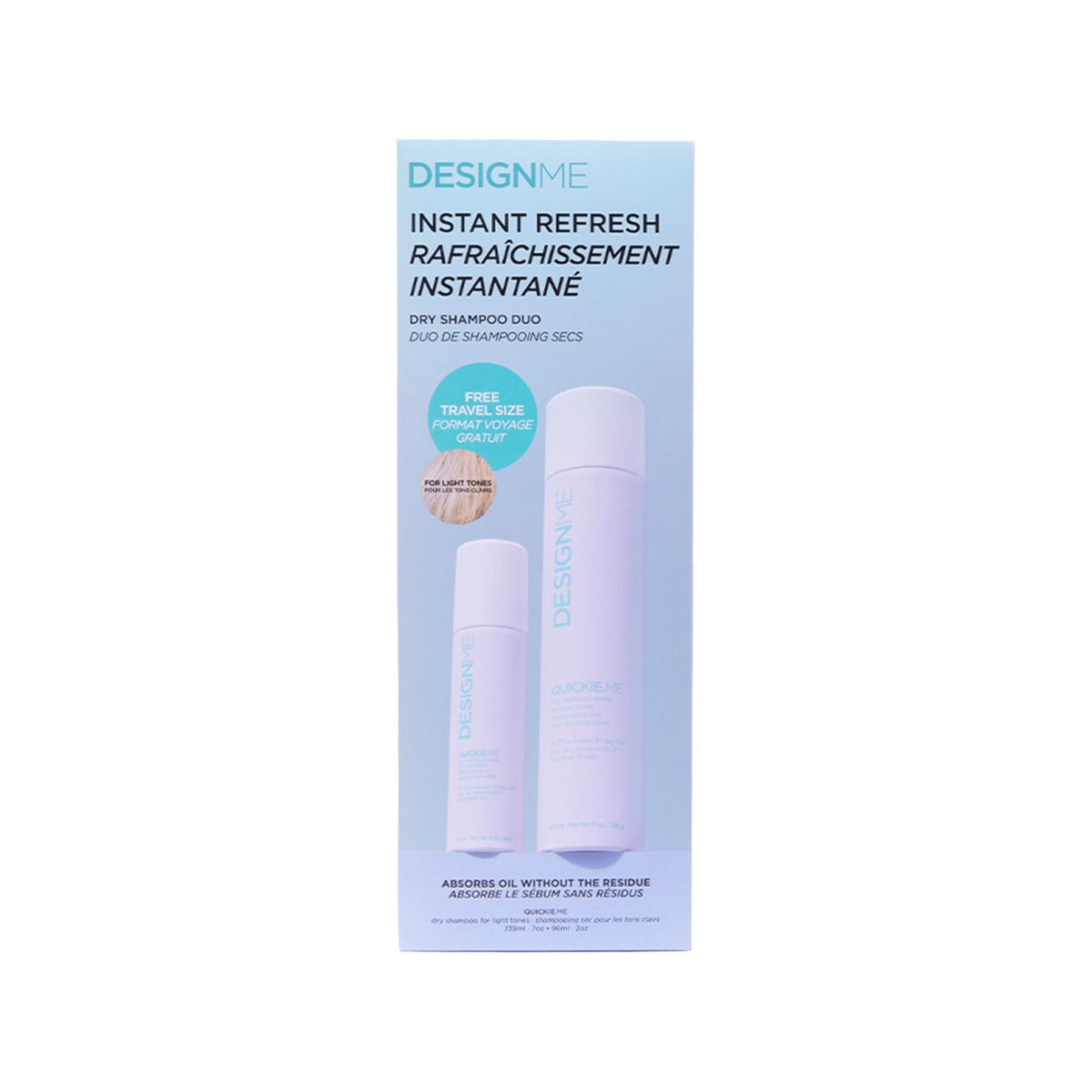 Quickie Me Light Dry Shampoo Refresh Duo