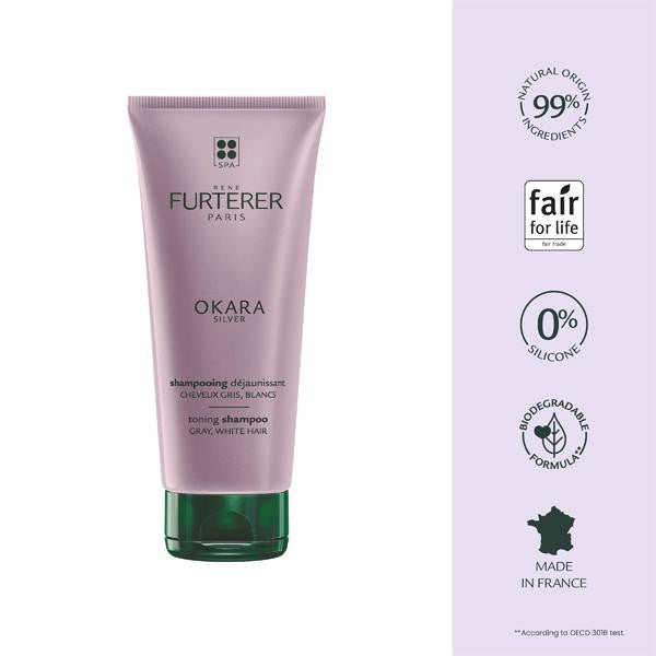 Okara Silver Toning Shampoo For Gray & White Hair