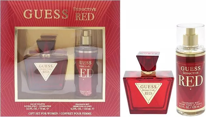 Seductive Red Eau de toilette Gift set With Body Mist