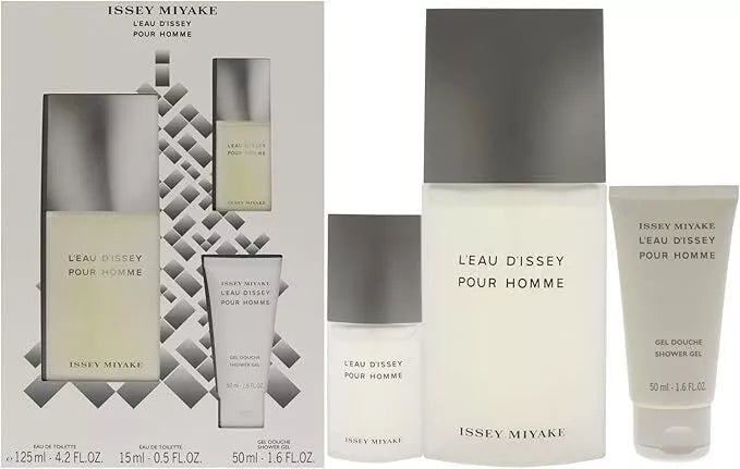 L'eau D'issey 3Pc Set 125Ml Eau de toilette Men (With 75Ml Asb + 75Ml Sg)