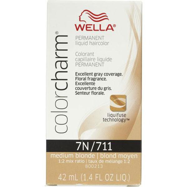 Color Charm Liquid Hair Color 7N/711 Medium Blonde