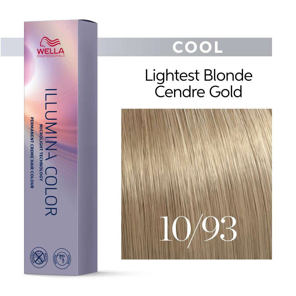 Illumina 10/93 - Lightest ash gold blonde