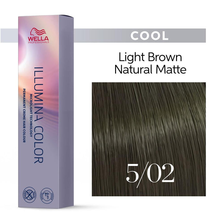 Illumina Hair Color 5/02 Light Brown Natural Matt