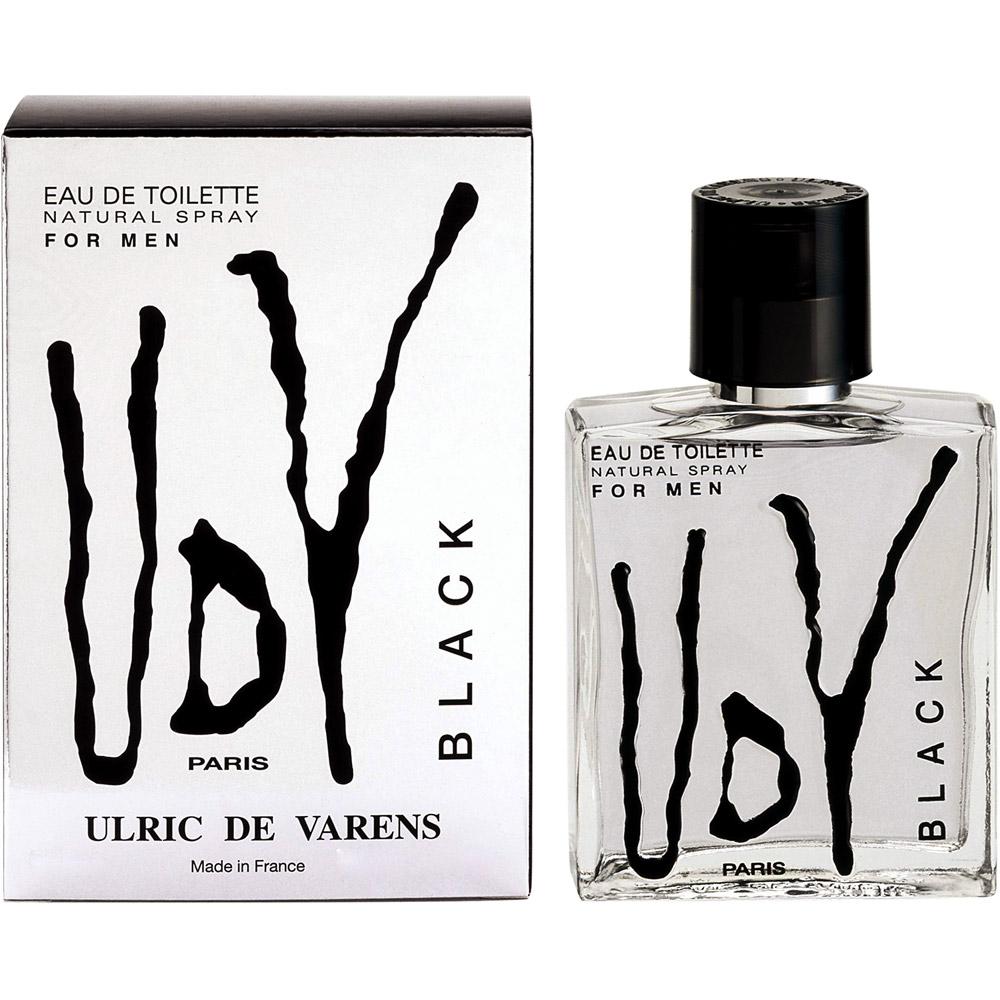 Black eau de toilette spray